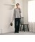 【Wardrobe DAILY MINIMAL】ペプラム Vネックプルオーバーカットソー