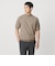 ショートスリーブ モックネック ニットTシャツ UA COZY ウォッシャブル 抗菌防臭