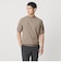 ショートスリーブ モックネック ニットTシャツ UA COZY ウォッシャブル 抗菌防臭