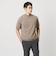 ショートスリーブ モックネック ニットTシャツ UA COZY ウォッシャブル 抗菌防臭