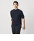 ショートスリーブ モックネック ニットTシャツ UA COZY ウォッシャブル 抗菌防臭