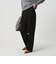 タックワイドストレートパンツ ウォッシャブル