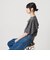 【Wardrobe DAILY MINIMAL】ケープフリル ショートスリーブプルオーバー UVカット 接触冷感