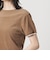 シアー パイル リンガーTシャツ