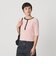 ランダムリブ ヘンリーネック スナップ 5分袖Tシャツ