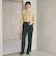 【Wardrobe DAILY MINIMAL】メランジ タックストレートパンツ ウォッシャブル