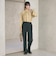 【Wardrobe DAILY MINIMAL】メランジ タックストレートパンツ ウォッシャブル