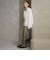 【Wardrobe DAILY MINIMAL】メランジ タックストレートパンツ ウォッシャブル