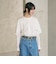 【Wardrobe DAILY MINIMAL】フリルレイヤーブラウス ウォッシャブル