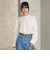 【Wardrobe DAILY MINIMAL】フリルレイヤーブラウス ウォッシャブル