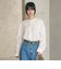 【Wardrobe DAILY MINIMAL】フリルレイヤーブラウス ウォッシャブル