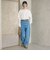 【Wardrobe DAILY MINIMAL】フリルレイヤーブラウス ウォッシャブル