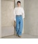 【Wardrobe DAILY MINIMAL】フリルレイヤーブラウス ウォッシャブル