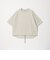 ＜at ease＞ドロスト カットソー 接触冷感 UVカット 遮熱