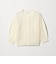 【Wardrobe DAILY MINIMAL】ハーフスリーブ シアーカーディガン ウォッシャブル
