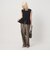 【Wardrobe DAILY MINIMAL】ペプラム2WAY ノースリーブリブニット ウォッシャブル