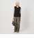【Wardrobe DAILY MINIMAL】ペプラム2WAY ノースリーブリブニット ウォッシャブル