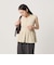 【Wardrobe DAILY MINIMAL】ペプラム2WAY ノースリーブリブニット ウォッシャブル