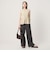 【Wardrobe DAILY MINIMAL】ペプラム2WAY ノースリーブリブニット ウォッシャブル