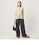 【Wardrobe DAILY MINIMAL】ペプラム2WAY ノースリーブリブニット ウォッシャブル