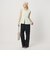【Wardrobe DAILY MINIMAL】ペプラム2WAY ノースリーブリブニット ウォッシャブル
