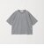 コットンポリエステル シアーボーダー Tシャツ