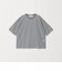 コットンポリエステル シアーボーダー Tシャツ