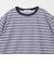コットンポリエステル シアーボーダー Tシャツ