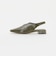 Vカット バックストラップ パンプス