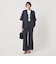 Spiree ストライプ ワイドパンツ ‐ウォッシャブル‐