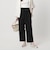 スラブ リボン テーパードパンツ