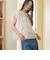 【Wardrobe DAILY MINIMAL】レース 2WAYブラウス ウォッシャブル