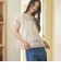 【Wardrobe DAILY MINIMAL】レース 2WAYブラウス ウォッシャブル