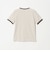 リブ バイカラーパイピング ショートスリーブ Tシャツ