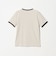 リブ バイカラーパイピング ショートスリーブ Tシャツ