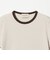 リブ バイカラーパイピング ショートスリーブ Tシャツ