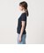 リブ バイカラーパイピング ショートスリーブ Tシャツ