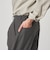 ＜Steven Alan＞ TCL オックスフォード アウト ワンプリーツ スラックス