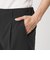 東レ/TORAY メランジ 1プリーツ テーパード パンツ NO.5 セットアップ対応 ヨコストレッチ ウォッシャブル