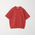 KNITEE クリンプコットン クルーネック ニット Tシャツ ウォッシャブル