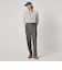 ＜Steven Alan＞ デニムシャンブレー イン ツープリーツ ドレス トラウザーズ