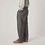 ＜Steven Alan＞ デニムシャンブレー イン ツープリーツ ドレス トラウザーズ