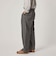 ＜Steven Alan＞ デニムシャンブレー イン ツープリーツ ドレス トラウザーズ