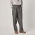 ＜Steven Alan＞ デニムシャンブレー イン ツープリーツ ドレス トラウザーズ