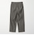 ＜Steven Alan＞ デニムシャンブレー イン ツープリーツ ドレス トラウザーズ