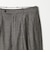 ＜Steven Alan＞ デニムシャンブレー イン ツープリーツ ドレス トラウザーズ