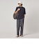 ＜Steven Alan＞ デニムシャンブレー イン ツープリーツ ドレス トラウザーズ