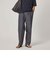 ＜Steven Alan＞ デニムシャンブレー イン ツープリーツ ドレス トラウザーズ