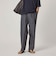＜Steven Alan＞ デニムシャンブレー イン ツープリーツ ドレス トラウザーズ