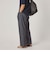 ＜Steven Alan＞ デニムシャンブレー イン ツープリーツ ドレス トラウザーズ